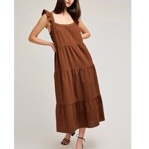 Gentle Fawn - Calipso Brown Maxi Dress - XS